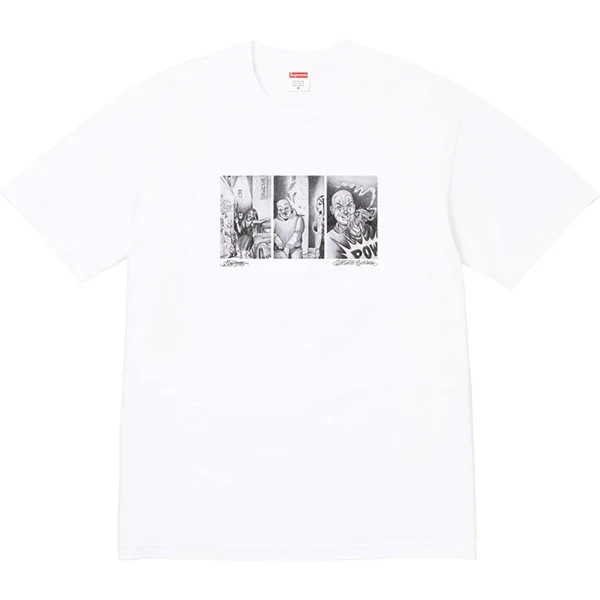 Supreme Pow Tee White