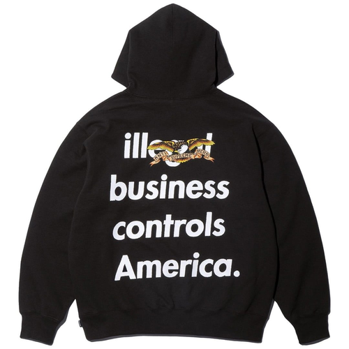 Supreme Anithero Hoodie Black