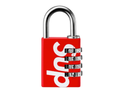 Supreme Masterlock Numeric Lock Red