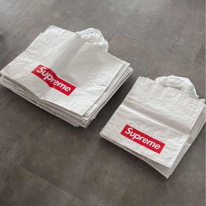 duża reklamówka supreme i mała torba supreme